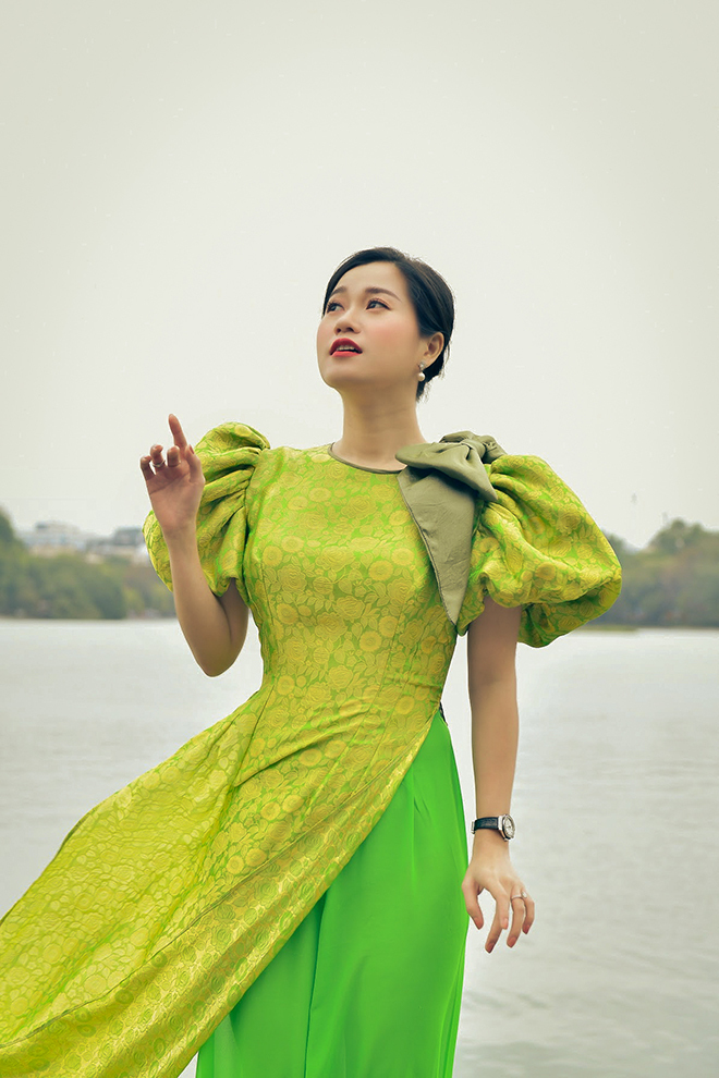 Lâm Vỹ Dạ bỗng nhiên dịu dàng nhờ áo dài của Đức Hùng - 6