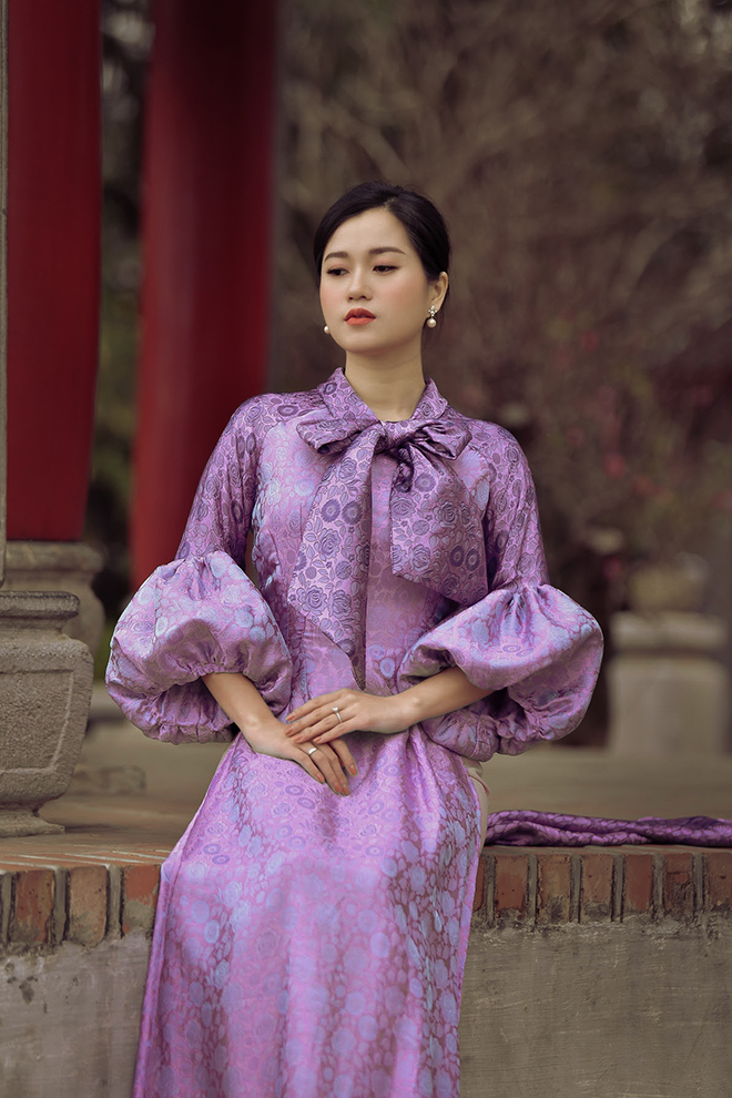 Lâm Vỹ Dạ bỗng nhiên dịu dàng nhờ áo dài của Đức Hùng - 10