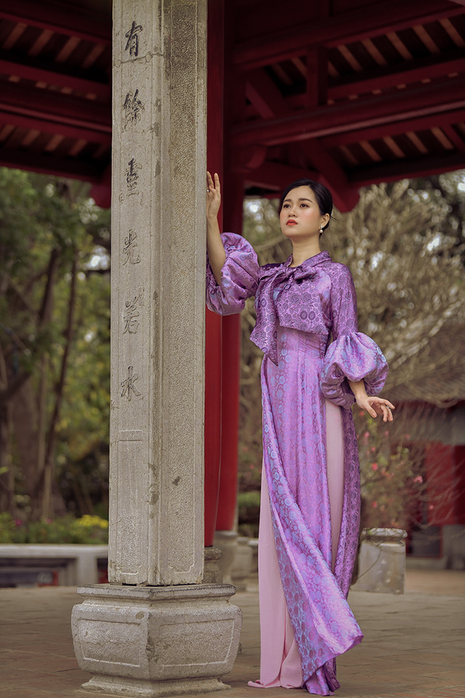 Lâm Vỹ Dạ bỗng nhiên dịu dàng nhờ áo dài của Đức Hùng - 8