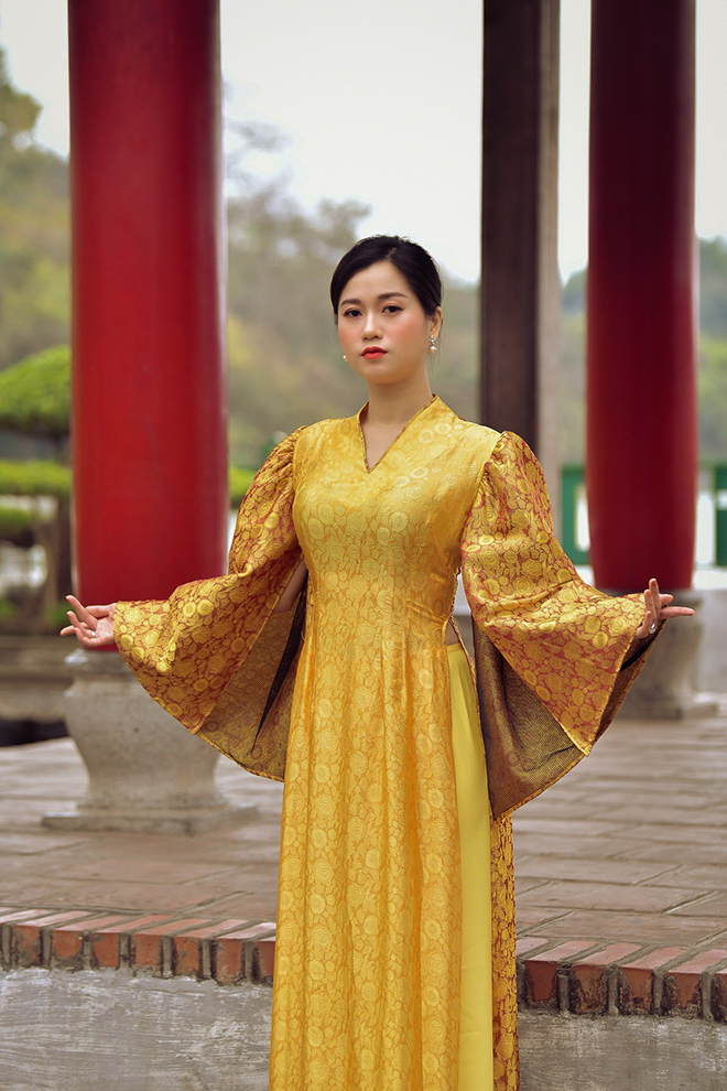 Lâm Vỹ Dạ bỗng nhiên dịu dàng nhờ áo dài của Đức Hùng - 9