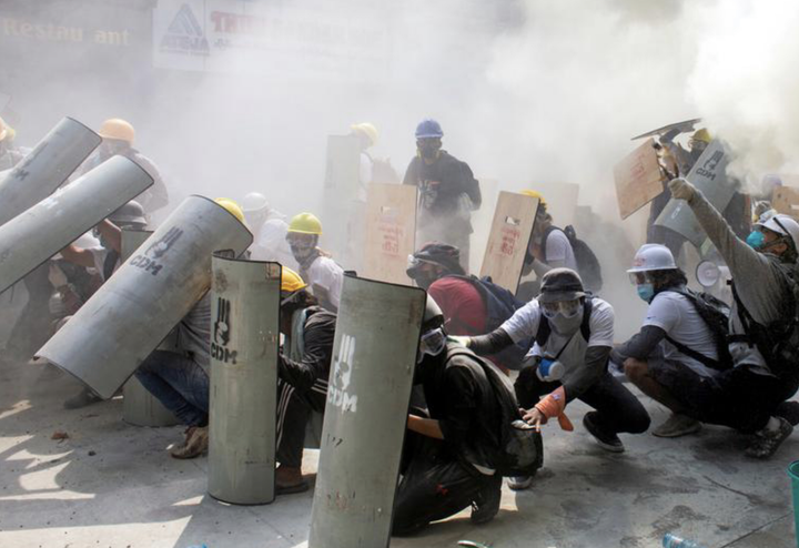 Nhóm phản đối quân đội Myanmar thông báo thành lập 'Chính phủ đoàn kết quốc gia' - 1