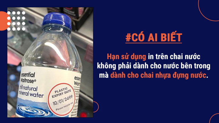 Có ai biết: Tại sao nước không hết hạn nhưng nước đóng chai lại có hạn sử dụng? - 5