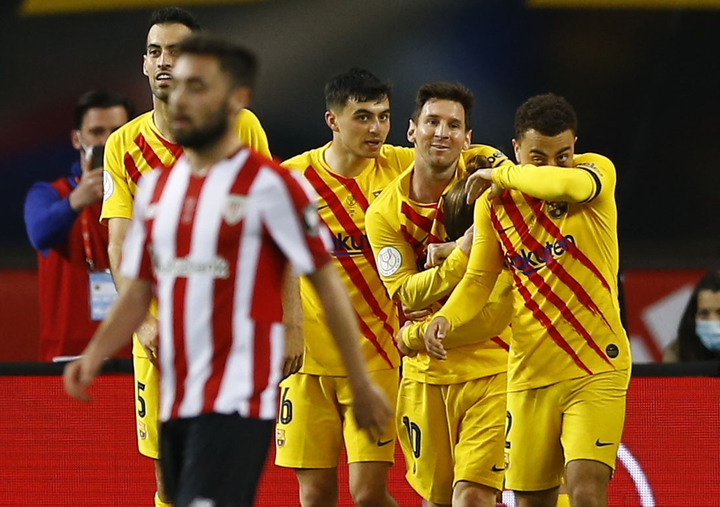 Messi lập cú đúp, Barca vô địch cúp Nhà vua Tây Ban Nha - 2