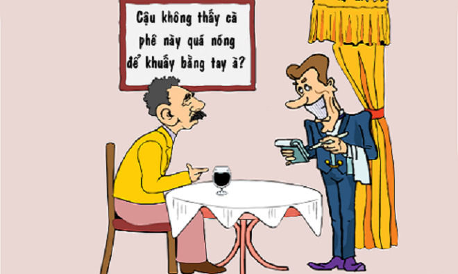 Bồi bàn dốt đặc khiến khách nổi đóa - 1