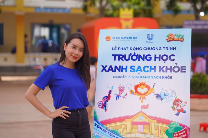 Ca sĩ Lưu Hương Giang làm đại sứ 'Trường học Xanh - Sạch - Khỏe' 2021 - 1