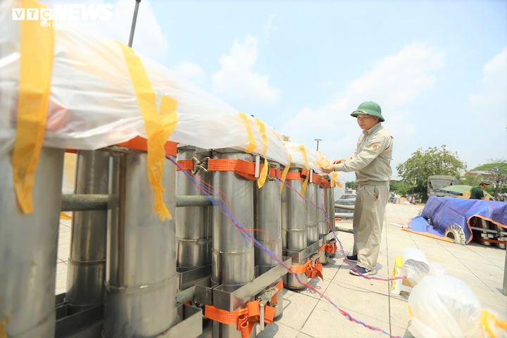 Cận cảnh trận địa pháo hoa lễ hội Đền Hùng 2021 trước giờ khai hỏa - 4