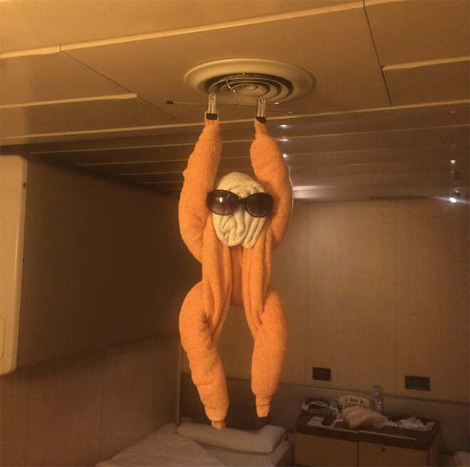 Khi nhân viên dọn phòng vui tính quá mức làm khách 'xỉu up xỉu down' vì khăn tắm - 11