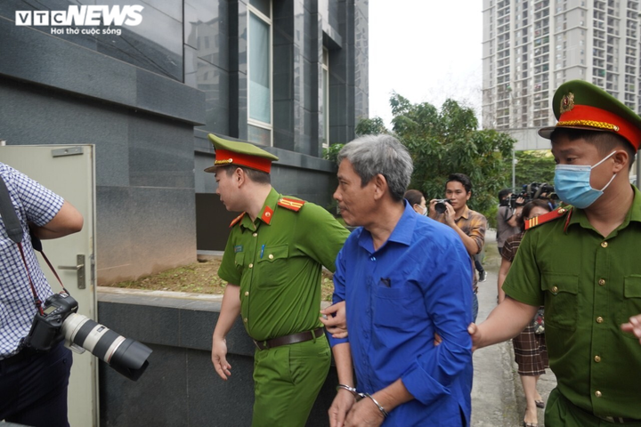 Ảnh: Cựu Bộ trưởng Công Thương Vũ Huy Hoàng được luật sư dìu tới toà - 9