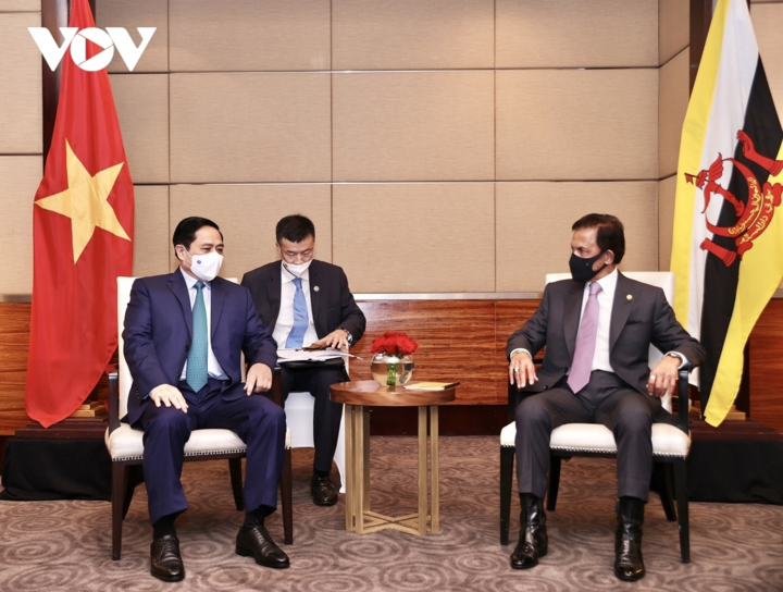 Thủ tướng Phạm Minh Chính hội kiến Quốc vương Brunei - 1