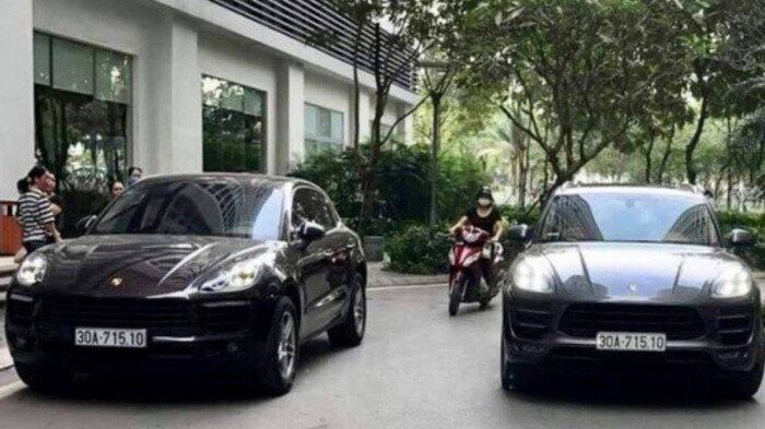 Hai ô tô Porsche trùng biển số: Công an cung cấp hình ảnh tài xế lái xe biển giả - 2