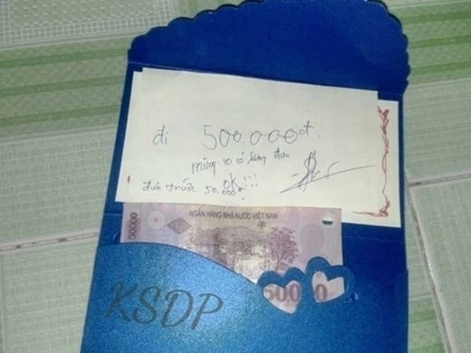 Loạt phong bì mừng cưới có 1-0-2 khiến cô dâu chú rể chỉ biết 'cười ra nước mắt' - 4