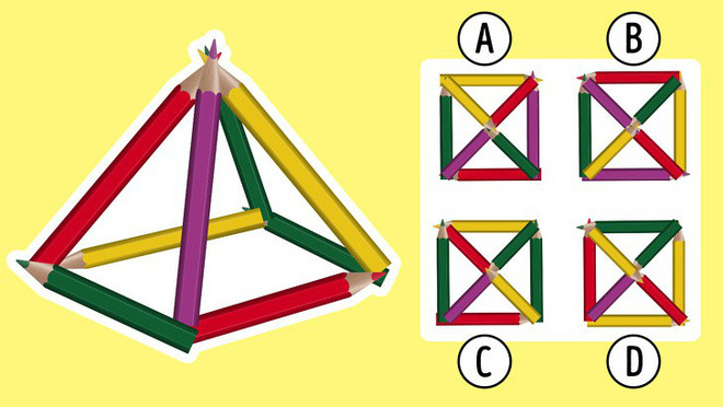 Thử thách IQ: Vận dụng tư duy hình học, bạn có thể giải hết các câu sau không? - 5