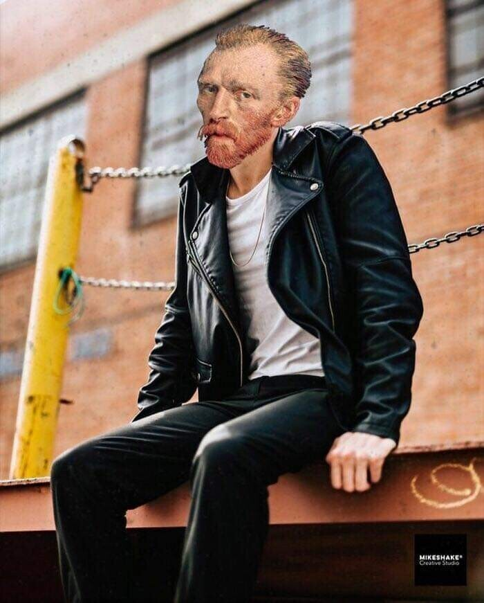 Khi Van Gogh hóa quý ông lịch lãm, 'du hành thời gian' đến thế kỷ 21 dạo chơi - 6