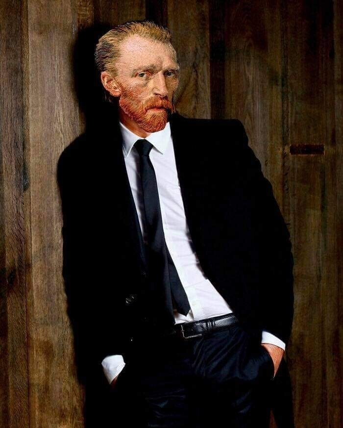 Khi Van Gogh hóa quý ông lịch lãm, 'du hành thời gian' đến thế kỷ 21 dạo chơi - 1