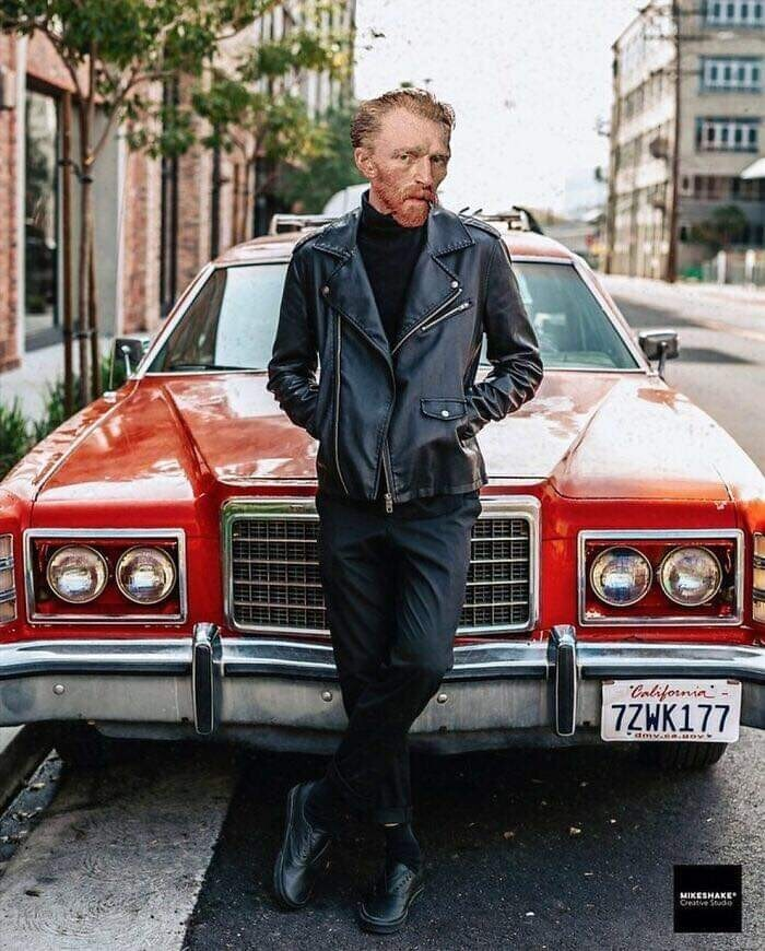 Khi Van Gogh hóa quý ông lịch lãm, 'du hành thời gian' đến thế kỷ 21 dạo chơi - 7