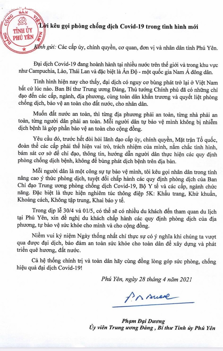 Các địa phương đồng loạt kêu gọi chống dịch COVID-19 - 2