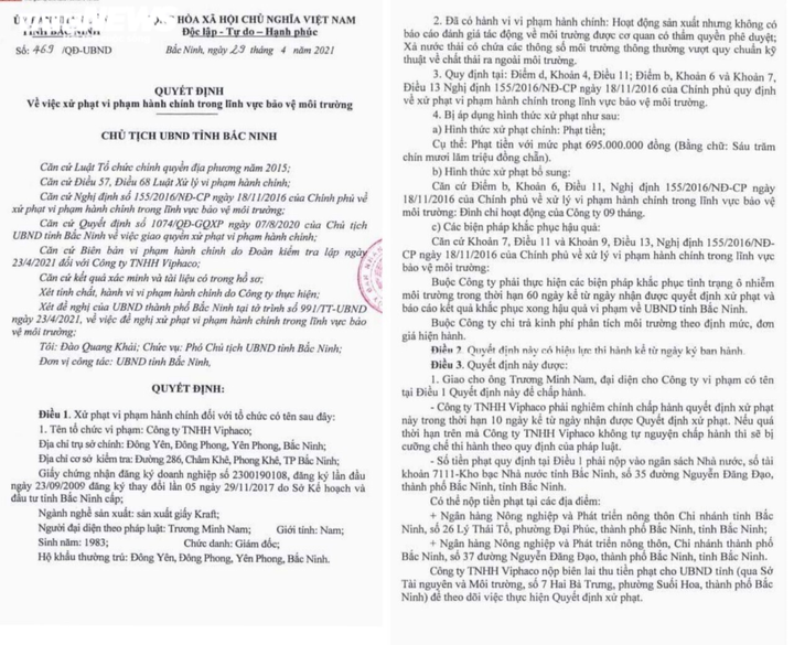 Điểm mặt 6 doanh nghiệp sản xuất giấy đầu độc sông Cầu ở Bắc Ninh - 2