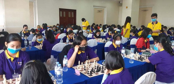 Giải cờ vua đồng đội toàn quốc đạt kỷ lục số lượng VĐV - 1