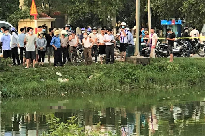 Phát hiện thi thể nổi trên ao nước ở Hà Nội - 1