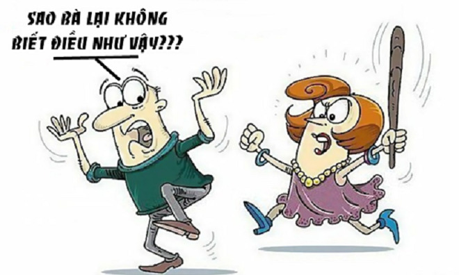 Lý do bị vợ đập cả cái xoong vào đầu - 1