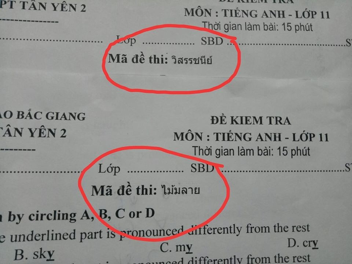 Mẹo ra đề siêu đỉnh của thầy cô khiến học trò hết đường gian lận khi làm bài thi - 3