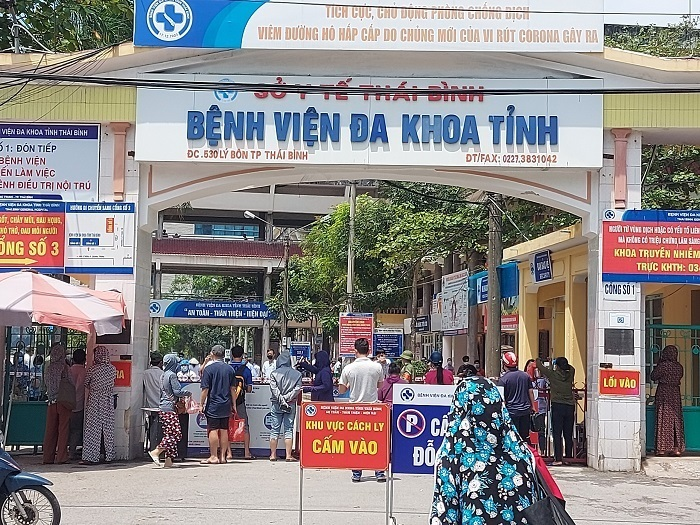 Phong tỏa tạm thời Bệnh viện Đa khoa Thái Bình - 1