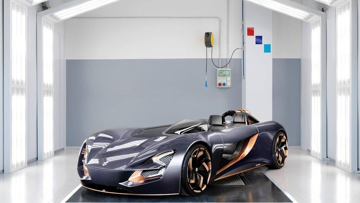 Ngắm siêu xe mui trần lấy cảm hứng từ mô tô của Suzuki - 7