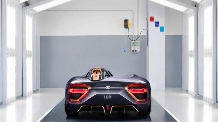 Ngắm siêu xe mui trần lấy cảm hứng từ mô tô của Suzuki - 9