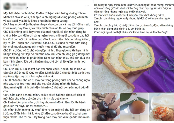 Nằm viện mà bất ngờ gặp ‘đại gia đình’ đến ở cùng, bạn trẻ lưu luyến không nỡ về - 1