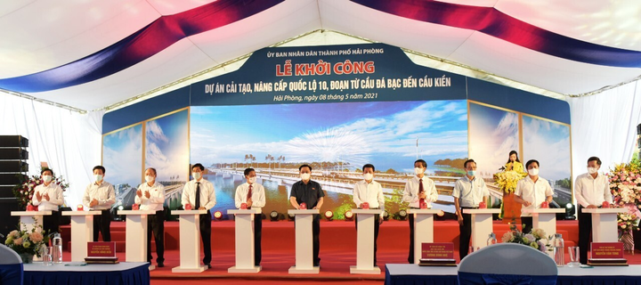 Hải Phòng khởi công dự án nâng cấp quốc lộ 10 hơn 1.200 tỷ - 3