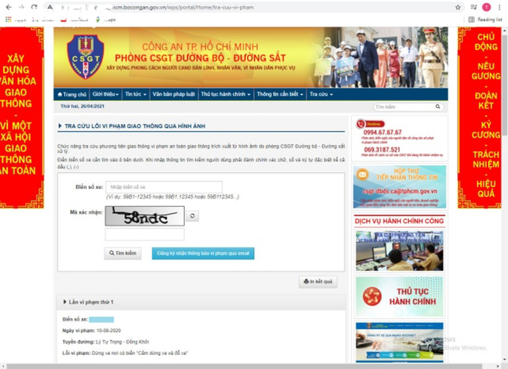 CSGT TP.HCM khuyến cáo người dân mua xe cũ cần kiểm tra lỗi phạt nguội - 3