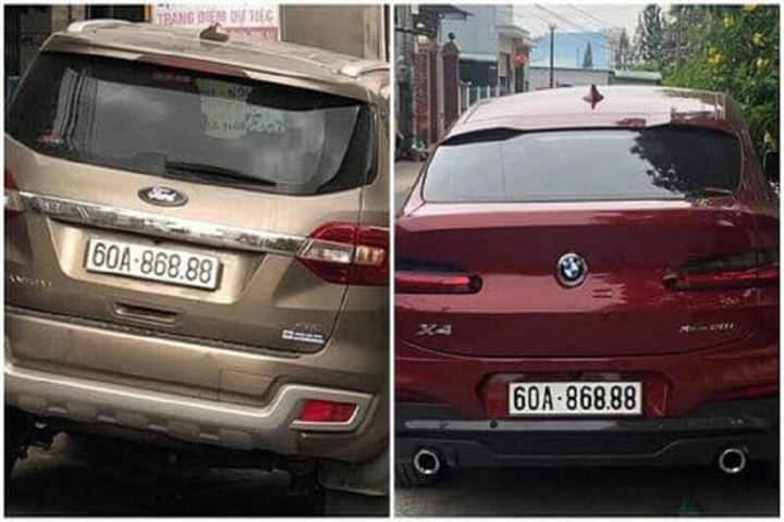 Tạm giữ ô tô gắn biển số giả 'lộc phát' siêu đẹp ở Đồng Nai - 1