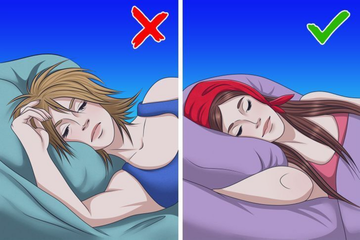 Xõa tóc khi đi ngủ tai hại thế nào? - 3