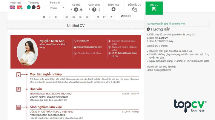 Tạo CV ấn tượng, chinh phục nhà tuyển dụng trong 6s cùng TopCV - 1