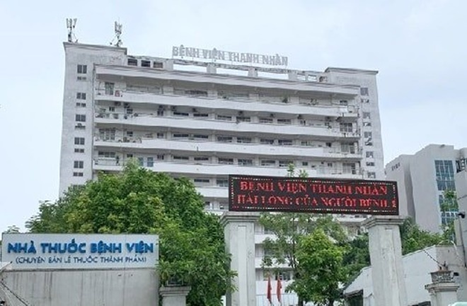 Nữ nhân viên vệ sinh Bệnh viện Thanh Nhàn, Hà Nội dương tính SARS-CoV-2 - 1
