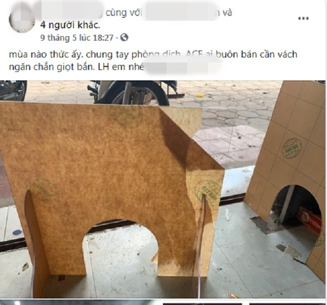 Tấm chắn, vách ngăn hút khách giữa mùa COVID-19 - 1