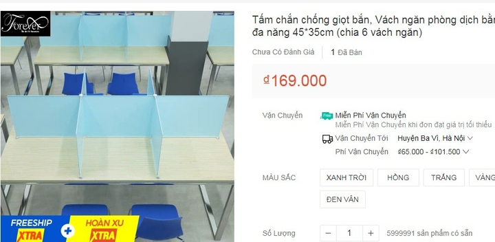 Tấm chắn, vách ngăn hút khách giữa mùa COVID-19 - 2