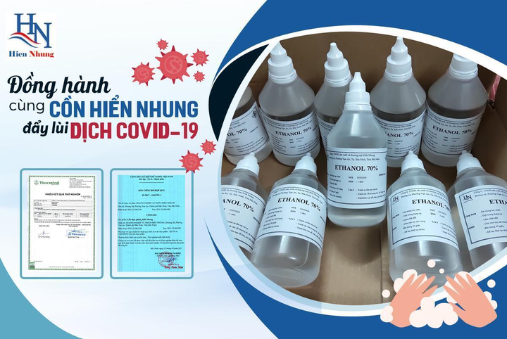 Cồn ethanol Hiển Nhung: Sản phẩm sát khuẩn giữa mùa dịch - 1
