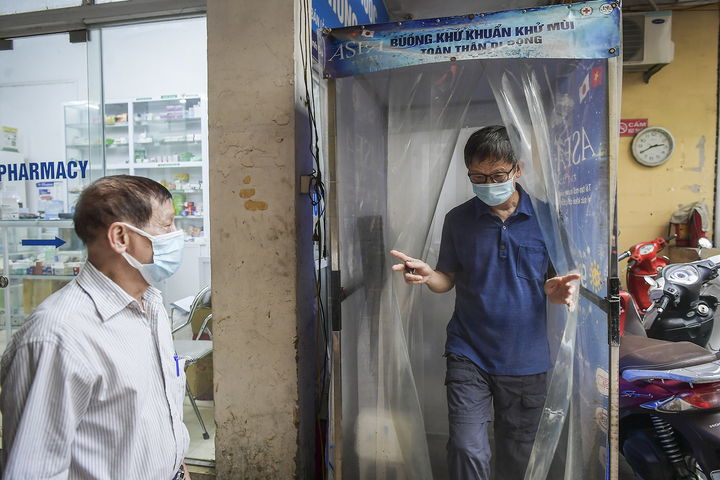 'Thần tốc' xét nghiệm COVID-19 cho hàng nghìn người Hà Nội về từ Đà Nẵng - 12