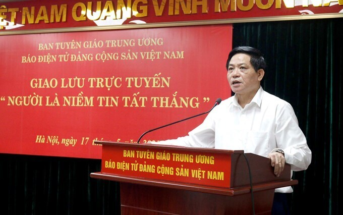 Giao lưu trực tuyến 'Người là niềm tin tất thắng' - 2