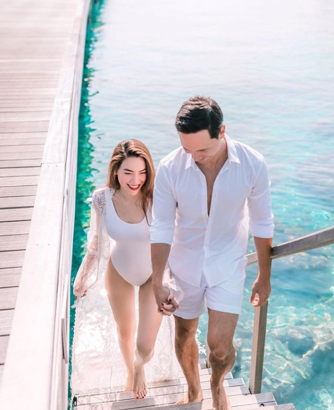 Loạt ảnh chụp đôi đậm chất quý tộc của Hồ Ngọc Hà - Kim Lý - 4