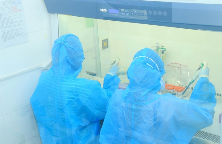 Cán bộ CDC Hà Nam thức trắng đêm làm xét nghiệm, sàng lọc người mắc COVID-19 - 3