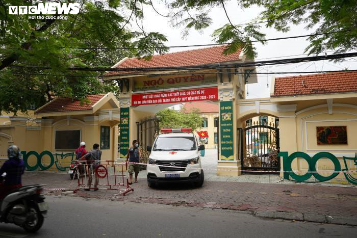 Ảnh: Nữ giáo viên nhiễm SARS-CoV-2, Hải Phòng phong toả hàng loạt nơi liên quan - 1