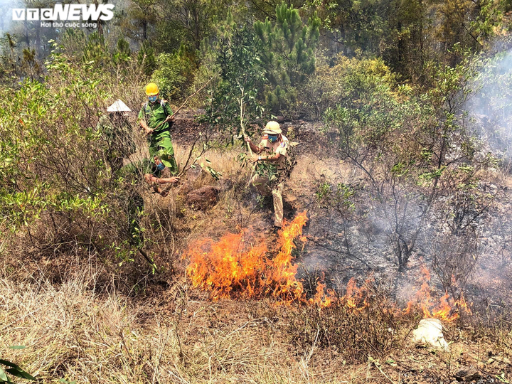 Ảnh: Hàng trăm người căng mình dập cháy rừng ở Quảng Nam suốt 20 giờ đồng hồ - 3