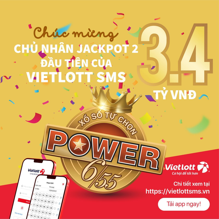 Chủ thuê bao MobiFone trúng Jackpot 3,4 tỷ đồng khi mua vé trên Vietlott SMS - 1