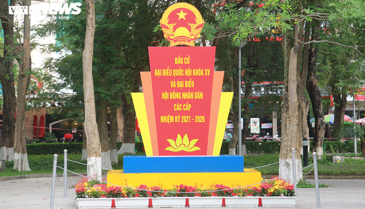 Ảnh: Phố phường Hải Phòng rực rỡ cờ hoa chào mừng ngày hội toàn dân - 6