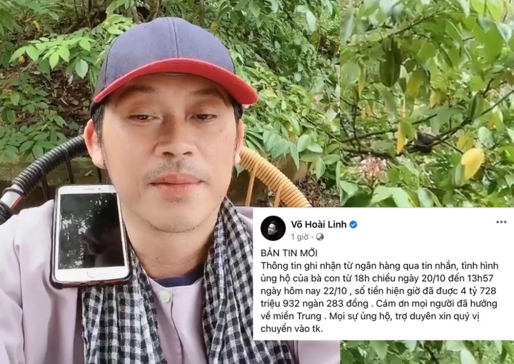 Hoài Linh chưa chuyển 13 tỷ đồng kêu gọi ủng hộ miền Trung? - 1