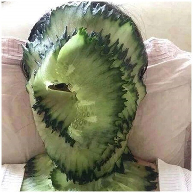 Giật mình trước các kiểu đắp mặt nạ 'làm đẹp là chính, hù dọa là 10' - 1