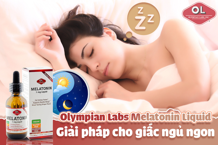 Olympian Labs Melatonin Liquid – Sản phẩm cho người mất ngủ, ngủ không sâu giấc - 2
