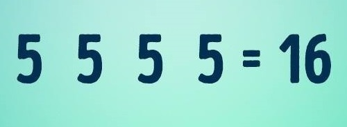 Thử thách IQ: Hãy thêm các ký hiệu phép tính toán học để cho ra bài toán đúng - 2